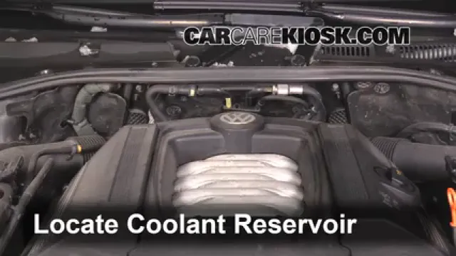2006 Volkswagen Touareg 4.2L V8 Refrigerante (anticongelante) Cambiar refrigerante